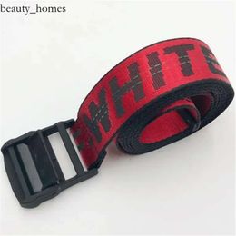 Off White Belt 24ss top quality Fox New Fashion Luxury Woman Wrestle Off Yellow White Belt Ow Belts 200cm Canvas Waist Adjustable for Men and Womens Outdoor Sports daa