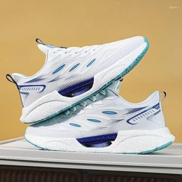 Casual Shoes Four Seasons Flying Woven Breathable Couple Running Men's Ultralight Sports Women's Soft Sole Non-slip Travel