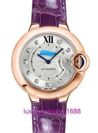 Certair watch luxury designer Mediaeval Blue Balloon 18K Rose Gold Automatic Mechanical Watch Womens Watch WE902040