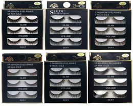 Tools amp Accessories SHIDISHANGPIN 3 pairs 27 styles 3D Faux Mink Hair Soft False Fluffy Wispy Thick Fake Lash Handmade Eyelash6592285