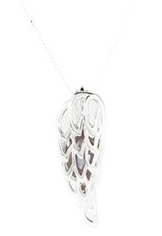 925 Sterling Silver Pick a Pearl Cage Angel Wing Locket Pendant Necklace Boutique Lady Gift K10415350222