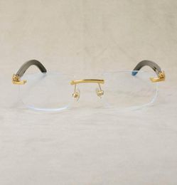 Ienbel Men Glass Frames For Buffalo horn Frame Women Decoration Bifocal reading Glasses2856706