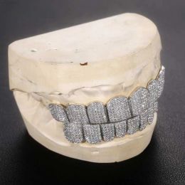 Necklaces Custom Moissanite Diamond Grillz Iced Out, Gold & Silver Teeth Mouth Jewelry, VVS Clarity