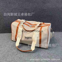 Shoulder Bags Same letter printed portable bag large capacity travel women outdoor leisure H240603