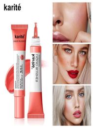 Blush 4 Colours 15ml Liquid Makeup Face Make Up Professional Natural Cheek Blusher Long Lasting Cosmetic Tools Base TSLM15310804