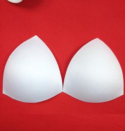 Foam 1pairLot swimsuit padding inserts Women Clothes Accessories Triangle Sponge Pads Chest Cups Breast Bra Bikini InseXHKXEW7517916