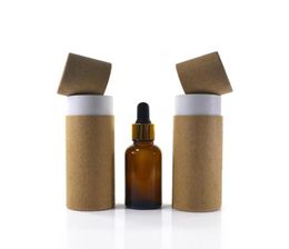 Gift Wrap Whole 100PCSlot Essential Oil Bottle Packaging Box Kraft Paper Tube Can Cardboard Boxes 10ml 20ml 30ml 50ml 100ml94077947598530