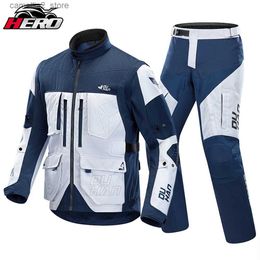 Motocycle Racing Clothing DUHAN Motorcycle Jacket Men Breathable Abrasion resistant Moto Protection Motocross Suit CE protective gear Spring and Autumn Q240603