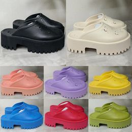 Sandali pantofole designer di marchi donne ladies hollow piattaforma fatta di materiali trasparenti modalità sexy adorabili scarpe da spiaggia di sole dimensioni 36-45