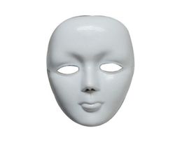2015 Scary White Face Halloween Masquerade DIY Mime Mask Ball Party Costume Masks DM62728310