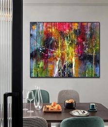 Modern Canvas Painting Colourful Graffiti Art Abstract Art Paintings on the Wall Canvas Pictures for Living Room Home Decor9664294