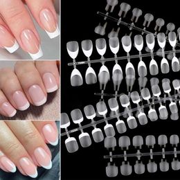 False Nails French Press On Nails Almond Coffin Oval Square Round Fake Nails False Nails Without Glue Nail Tips Extension Acrylic Gel Nail z240531
