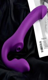 Strap on Dildo for Women Clitoral Sucking Vibrator Sucker Clitoris Stimulator Anal Vibrator Sex Toy for Adult 18 Couple Lesbian 226112164