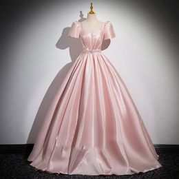 Eleganti abiti da ballo rosa sexy sexy glitter paillettes abiti da sera lunghi abiti da festa speciali formali per le dimensioni anche di dimensioni per anche formale indossa vestidos