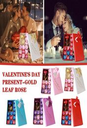 Rose Bouquet Valentines Day Scented Artificial Soap Flowers Rose Bouquet Gift Box Simulation Birthday Gift Decor5623765