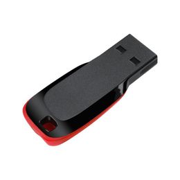 USB Flash Drive USB 2.0 4GB 8GB 16GB 32GB 64GB 128GB U Disc Shape Memory Stick Plastic Pendrives Date Storage Gift
