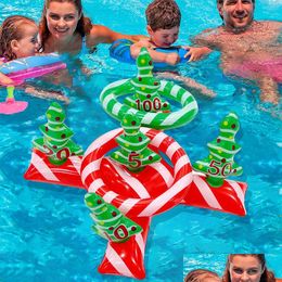 Other Pools & Spashg Merry Christmas Inflatable Toy Party Garden Swimming Pool Throwing Toys Pvc Tree Ferres P134 Drop Delivery Home P Dhg20