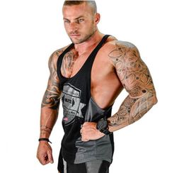 2019 New Brand Bodybuilding Stringer Tank Tops Men Fitness Singlets Gyms Clothing Mens Sleeveless Shirt vest men039s vest T20053684593