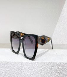 Polygon Shape Cateye Sunglasses Black Havana Grey Gradient Lenses Women Fashion Sun Glasses occhiali da sole uv400 protection with7561226