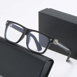 Frames 2024 NewUnisex Luxury Designer CH Sunglasses Flat Lens Chromes Glasses Frames