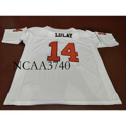 N374 Custom Men Youth women Vintage BC Lionss #14 Travis Lulay #33 Andrew Harris Football Jersey size s-4XL or custom any name or number jersey