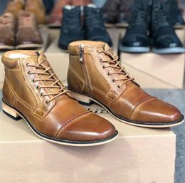 2021 Designer Martin Boots Men Sapatos de Tornozelo de Cowboy Western Zip On Side Fashion Dress Party Wedding Shoes com caixa W865637919