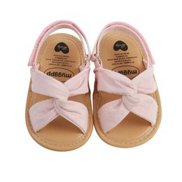 Sandals Breathable summer baby girl sandals simple style for young children solid color soft soled shoes outdoor and indoor predictors H240603 U1TX