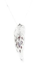 925 Sterling Silver Pick a Pearl Cage Angel Wing Locket Pendant Necklace Boutique Lady Gift K10417890667