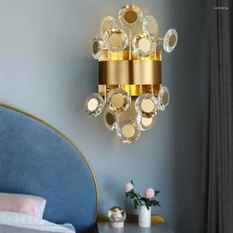 Wall Lamps Crystal Lights Living Room Decoration Sconce Idoor Lighting Light Fixtures Led Lamp In The Bedroom