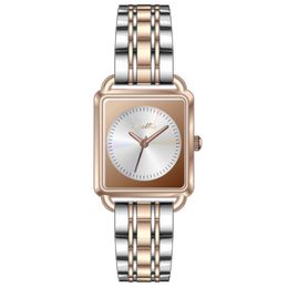 Scottie Brand 24 26MM Rectangle Dial Grace Girls Watch Quartz Womens Watches Multicolor Choice Stainless Steel Band Goddess Wristwatche 3155