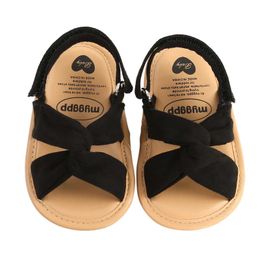 Sandals Breathable summer baby girl sandals simple style for young children solid color soft soled shoes outdoor and indoor predictors H240603 BW6Z