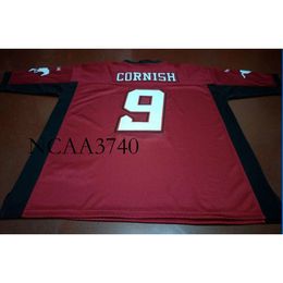 N374 Custom Men Youth women Vintage Calgary Stampeders Jon Cornish #9 Football Jersey size s-4XL or custom any name or number jersey