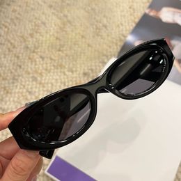 Oval Sunglasses 11w Black Grey Women Men Designer Sunglasses Summer Shades Sunnies Lunettes de Soleil UV400 Eyewear