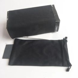 High Quality Black Case Packages Box Eva Zipper Cases Bag Cloth Eyewear Sun glasses Accessories