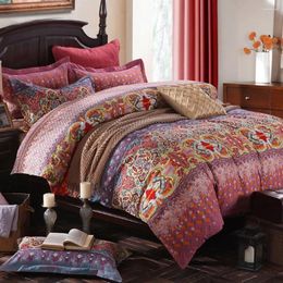 Bedding Sets WINLIFE Colourful Bohemian Set Duvet Covers Bed Sheet Fitted Twin