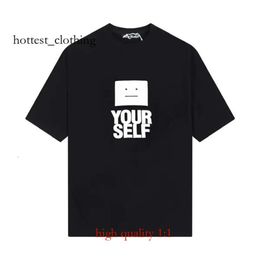 Acne Studio Shirt Streetwear Summer T Shirt Men Designer Louiseviution Tshirt Fashion Print Graphic Tee Shirt Maglietta Camiseta Hombre 158 94e0