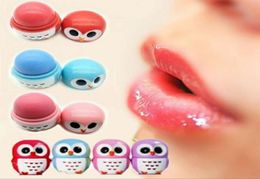 Makeup Owl Candy Color Moisturizing Lip Balm Natural Plant Sphere Lip Gloss Lipstick Fruit Embellish Lip Smacker3434491