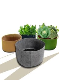Fabric Garden Planters Raised Bed Round Planting Container Grow Bags Nonwoven Planter Pot For Plants Nursery 1020304050100 G8546244
