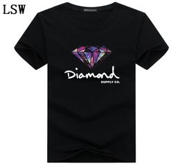 3D Diamond men short sleeve t shirt skateboard fashion brand clothing hip hop mens tops streetwear tee shirt HC28069998