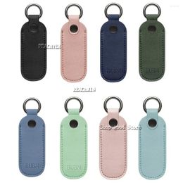 Storage Bags Leather For USB Flash Drive U Disc Pouch Memory Stick Case Shockproof Anti-Scratch Protective Cover Key Ring Holder