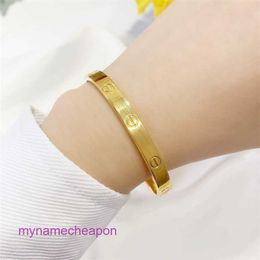 Women Caritraes Bracelets Designer Jewellery Vietnamese sand gold buckle bracelet with simple and Colour plating of 24k for long