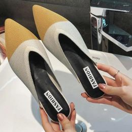 Slippers 2024 Ladies Closed Toe Fashion Summer Slides Sandals Casual Solid Color Slip On Flat Women Mules Shoes Ytmtloy Indoor