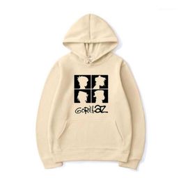 2020 Fashion Harajuku Hip Hop Hoodies Music Band Gorillaz Men Women Casual Hooded Sweatshirt Pullover Trendy Rock Hoodie Unisex15781188