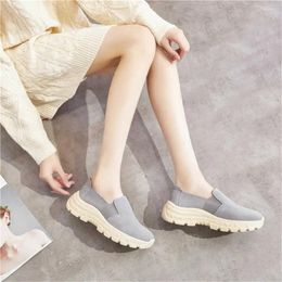 Casual Shoes 41-42 Grey Summer Boots Running White Sneakers For Woman Ladies Sports Tenid Unusual -selling Vzuttya Gym