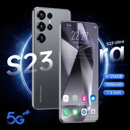 PIN- Mobile phone S23 Ultra true 4G 7.3-inch all-in-one machine with a large screen of 8 million units, Android 8.1 2+16