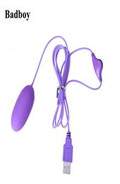 2018 Adjustable Speed Mini Bullet Vibrator USB Sex Toys for Women Powerful Vibrating Love Egg Clitoris Stimulator S9216508881