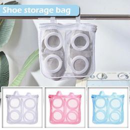 Laundry Bags Washing Machine Shoes Bag Portable Mesh Anti-deformation Clothes Protective Shoe Storage Organizer Travel X8K8