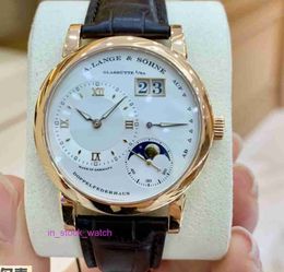 Alengey watch luxury Watch Mens 1 18K Rose Gold Calendar Automatic Mechanical Watch 109 0329