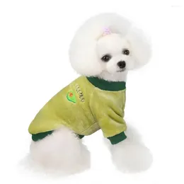 Dog Apparel Soft Easy Put On/off Jacket Cat Shirt Fruit Print Coat Sweater Pet Winter Outfit Chihuahua Clothes