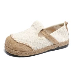 Casual Shoes Cotton Embroidered Cloth Lazy Peoples Toe Ethnic Drop Delivery Accessories Dhjiu